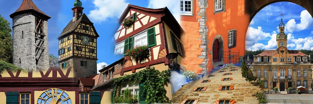 Collage from the city of Schwäbisch Hall