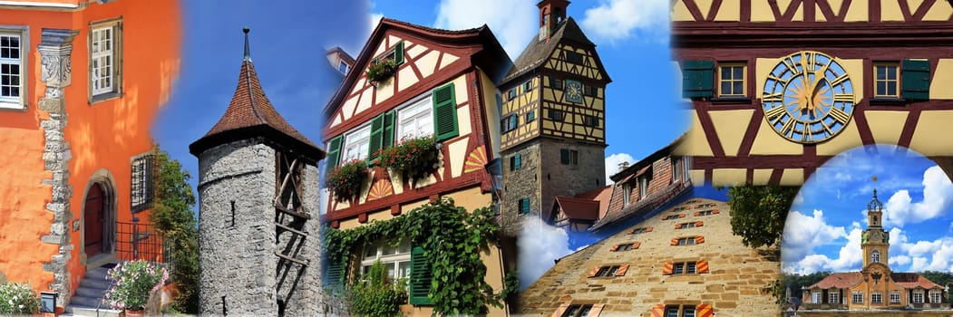 Collage from the city of Schwäbisch Hall