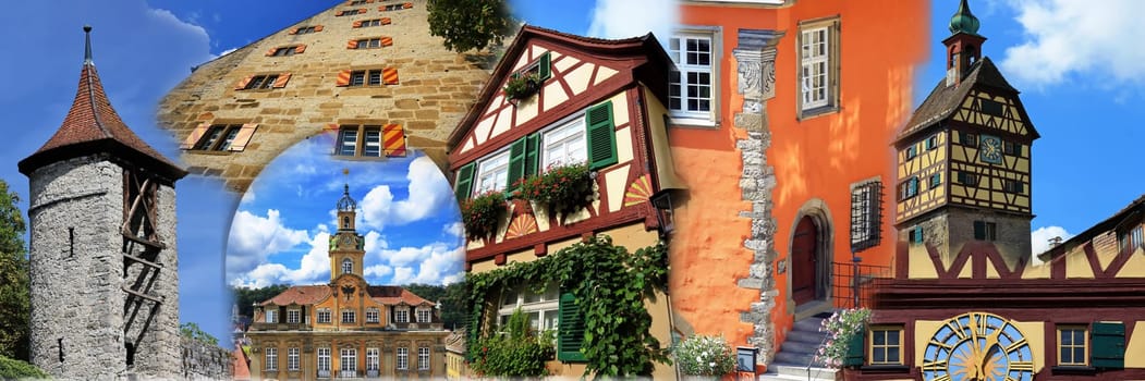 Collage from the city of Schwäbisch Hall