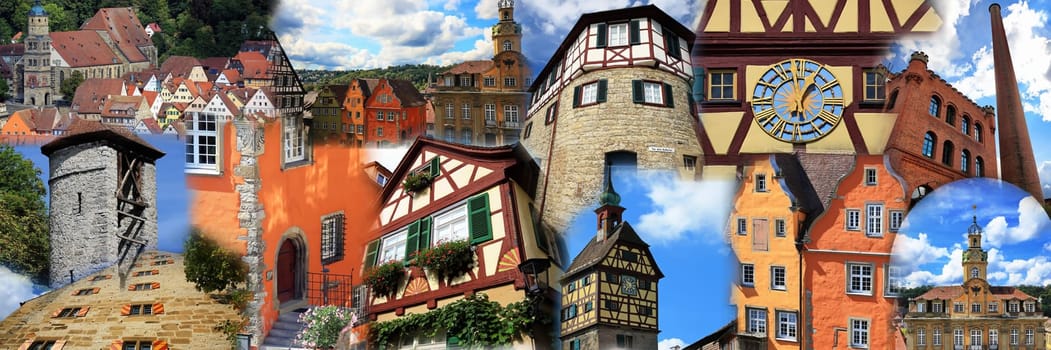 Collage from the city of Schwäbisch Hall