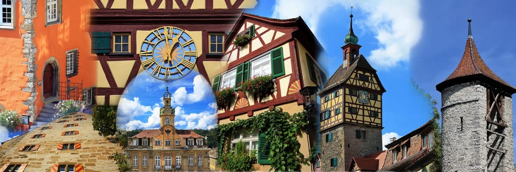 Collage from the city of Schwäbisch Hall