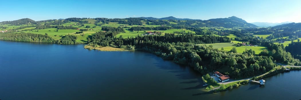 The Rottachsee near Sulzberg is a reservoir