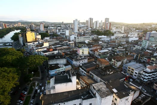 itabuna, bahia / brazil - january 30, 2012: aerial view of the city of Itabuna, in the south of Bahia.