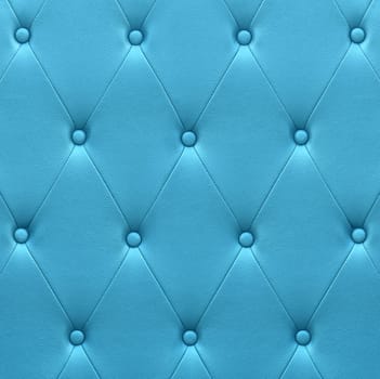 Pattern of blue leather seat upholstery use for background