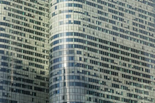 PARIS, FRANCE - DECEMBER 23, 2019: Modern office building of the Business Center Tour, in La Defense business district, Paris, France