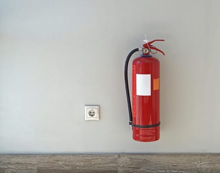 Fire extinguisher protectuion device at wall