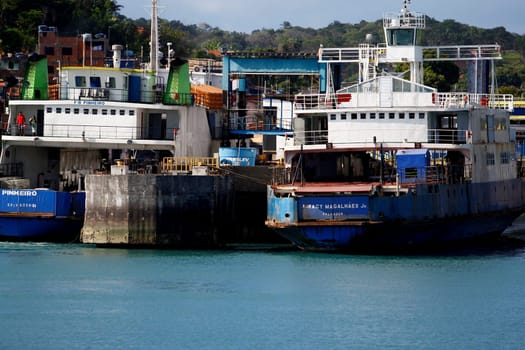 salvador, bahia / brazil - november 3, 2014: ferr bolts are seen at Bom Despacho Terminal on Itaparica Island..