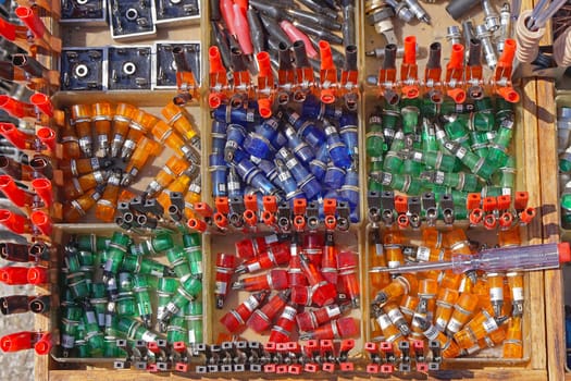 Signal light bulbs spare parts for machines