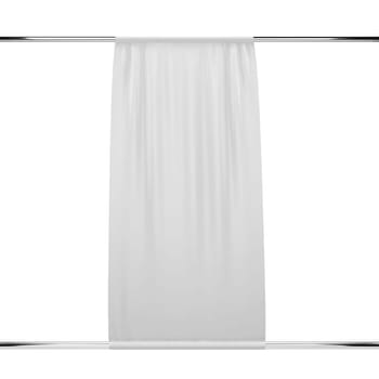 Cloth banner. 3d illustration isolated on white background