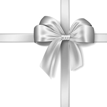 Decorative bow. 3d illustration isolated on white background