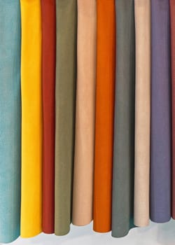 Various colour leather material