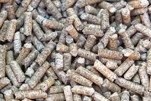 Big bunch of pellet for heating