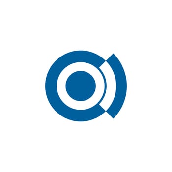 C Letter Core icon vector illustration design template