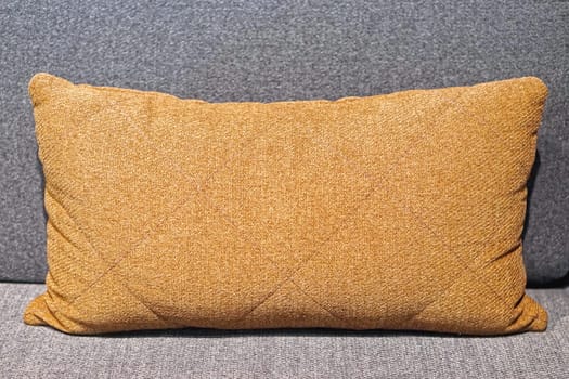 Long soft pillow at sofa