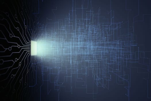 Artificial intelligence, microchip connections, electric pulses and binary codes.