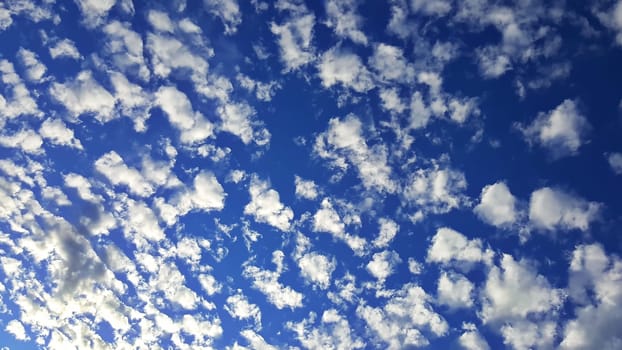 blue sky and white clouds