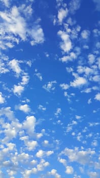 blue sky and white clouds