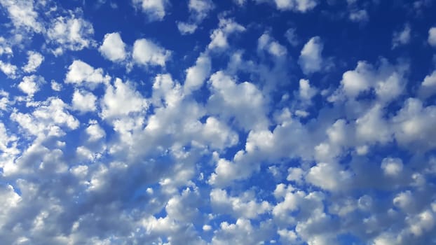 blue sky and white clouds