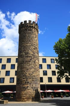 Statue Robert Mayer is a sight of the city of Heilbronn