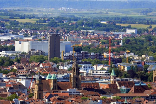 Statue Robert Mayer is a sight of the city of Heilbronn