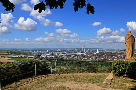 Statue Robert Mayer is a sight of the city of Heilbronn