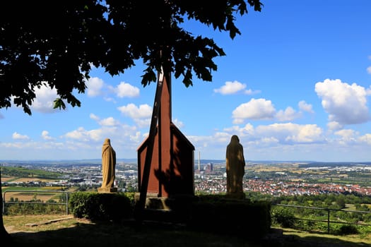 Statue Robert Mayer is a sight of the city of Heilbronn