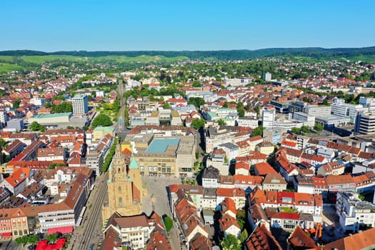 Statue Robert Mayer is a sight of the city of Heilbronn