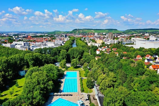 Statue Robert Mayer is a sight of the city of Heilbronn