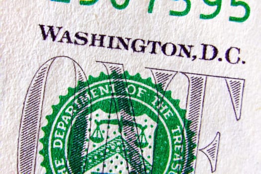 Dollar bills as a background