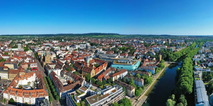 Statue Robert Mayer is a sight of the city of Heilbronn
