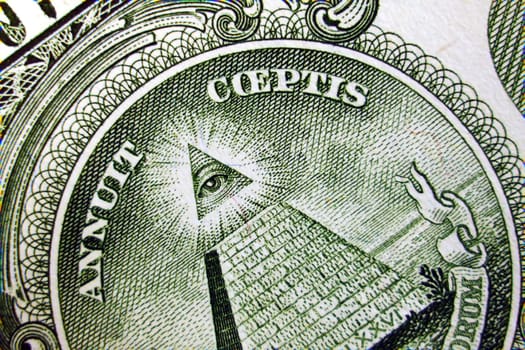 Dollar bills as a background