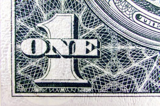 Dollar bills as a background