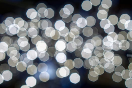 Abstract blurry white lights background