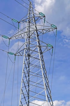 Transmission power tower pylon tall structure