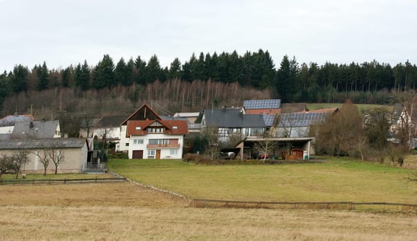 a small idyllic village in the forest .