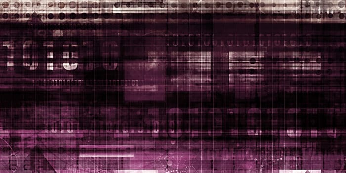 Futuristic Technology Background And Visual Data Of The Future