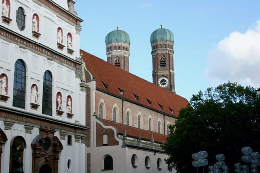 The Church of our Lady in the Bavarian State capital of Munich .