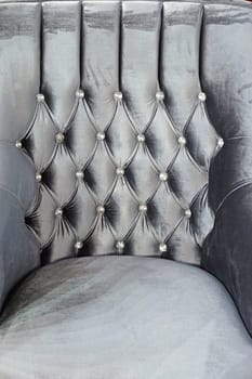 Upholstery pattern with zircons decoration furniture