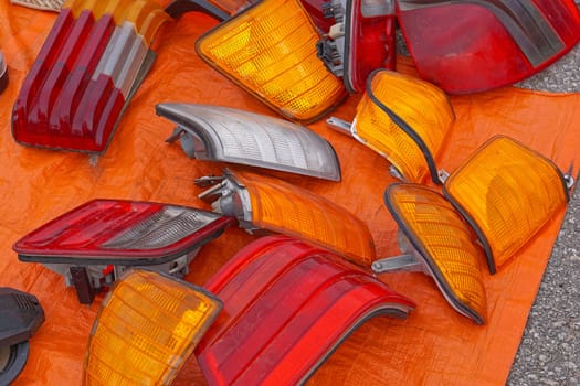 Amber lights signal equipment car parts