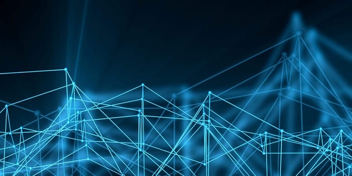Science Technology Data Grid Futuristic Background Art