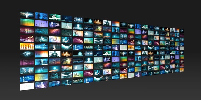Marketing Strategy and Technology Solutions Business Concept