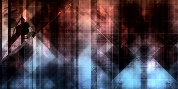 Medical Science and Futuristic Technology Concept Abstract