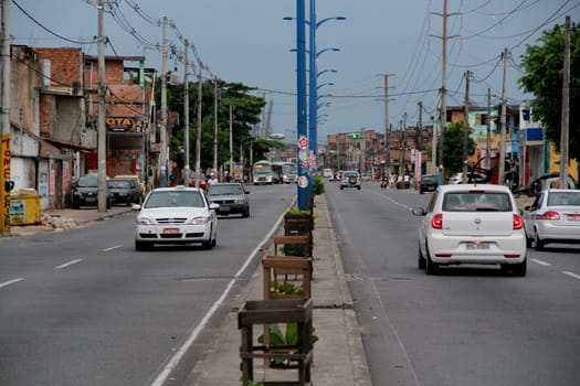 salvador, bahia / brazil - november 4, 2012: view of Avenida Afranio Peixoto, pupularly known as Suburbana, in the city of Salvador.