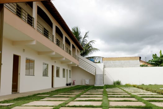 eunapolis, bahia / brazil - april 19, 2011: joint housing is seen in a village in the city of Eunapolis, in southern Bahia.
