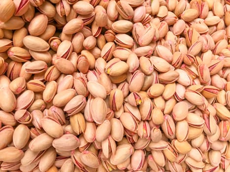 Pistachios For Sale. Healthy Fresh Food Background.