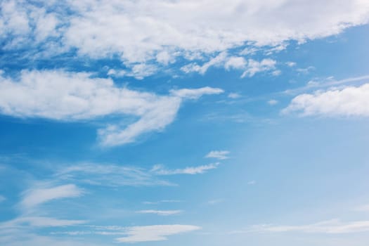 Low Angle View Of Clouds In Blue Sky
