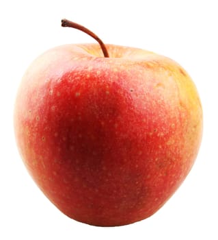 Red apple isolated on white background