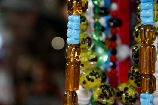 salvador, bahia / brazil - april 21, 2013: article religios for members of the Candomble religion are seen for sale at the Sao Joaquim fair in the city of Salvador.