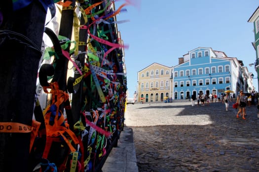 salvador, bahia / brazil - march 23, 2013: view of Fundacao Casa de Jorge Amado in Pelourinho, in the city of Salvador.