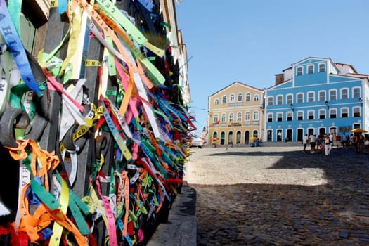 salvador, bahia / brazil - march 23, 2013: view of Fundacao Casa de Jorge Amado in Pelourinho, in the city of Salvador.
